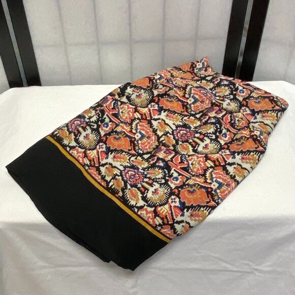 Dalia Collection Southwestern Aztec Tribal Print Banded Hem A Line Mini Skirt 10 - Picture 11 of 14